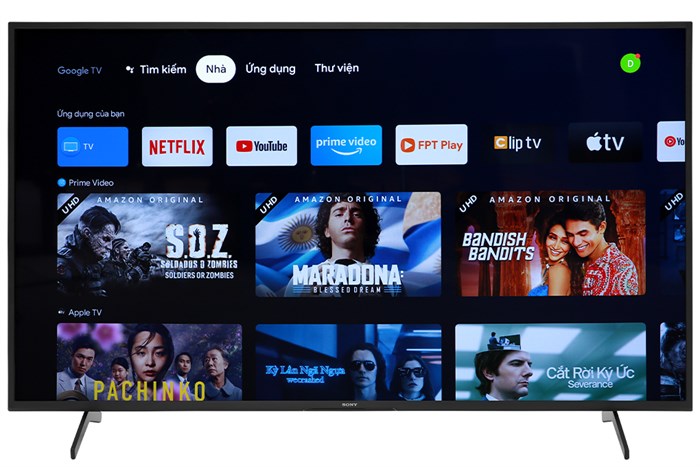 Google Tivi Sony 4K 65 inch KD-65X75K - giá tốt, có trả góp