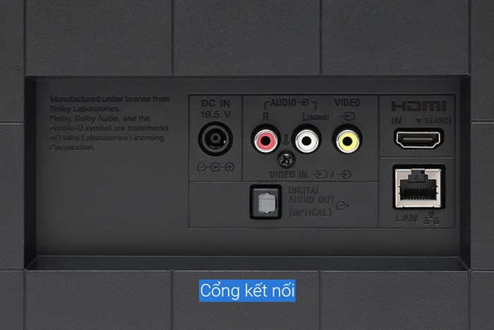 Google Tivi Sony 4K 50 inch KD-50X75K Màu Đen