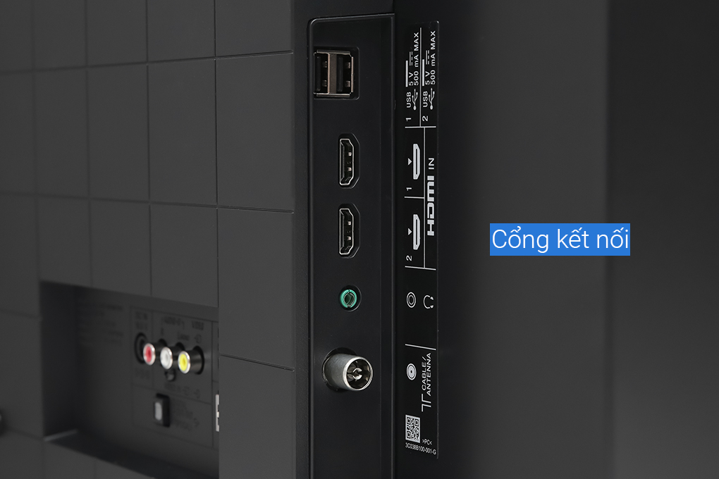 Google Tivi Sony 4K 50 inch KD-50X75K Màu Đen