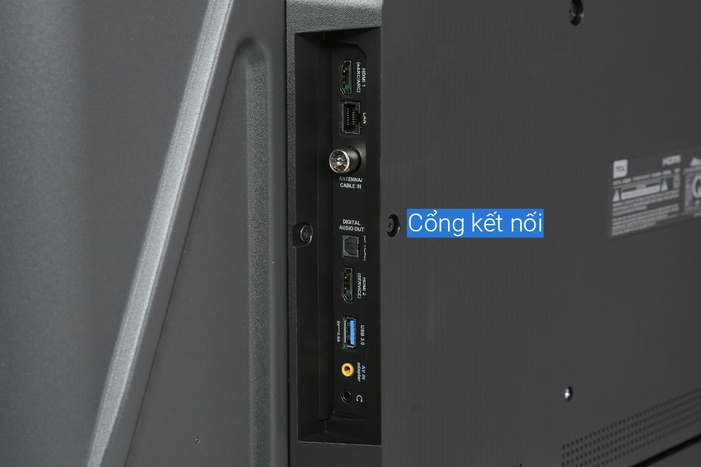 Google Tivi QLED TCL 4K 43 inch 43Q636 Màu Đen