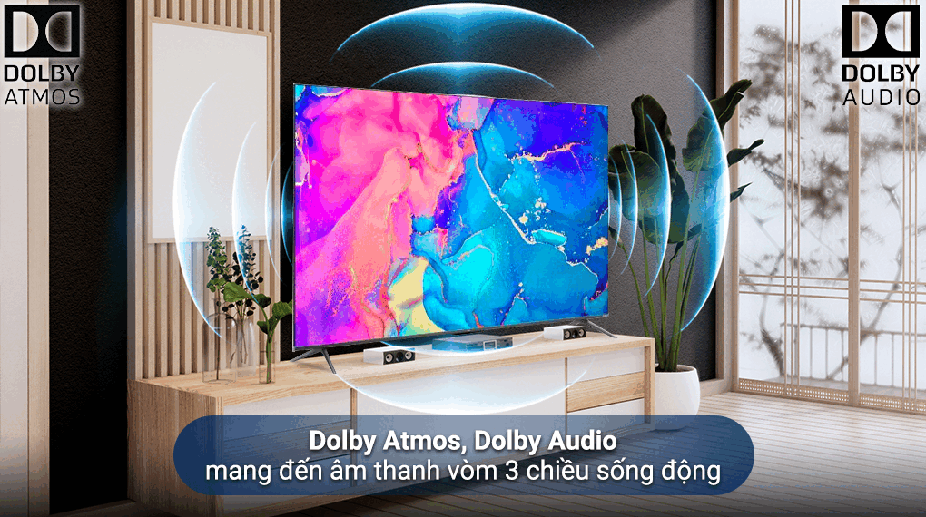 Google Tivi QLED TCL 4K 55 inch 55Q636