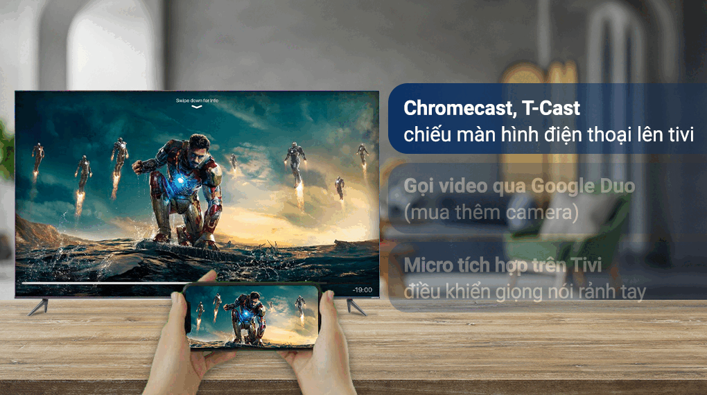 Google Tivi QLED TCL 4K 65 inch 65Q636