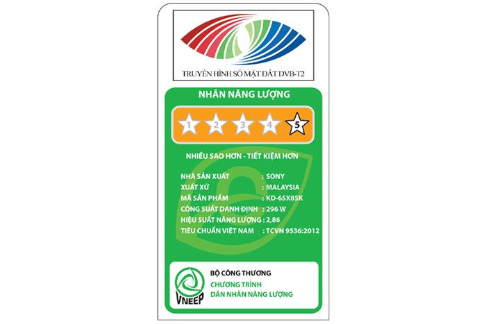 Google Tivi Sony 4K 65 inch KD-65X85K Màu Đen