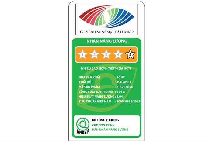 Google Tivi Sony 4K 75 inch KD-75X85K Màu Đen