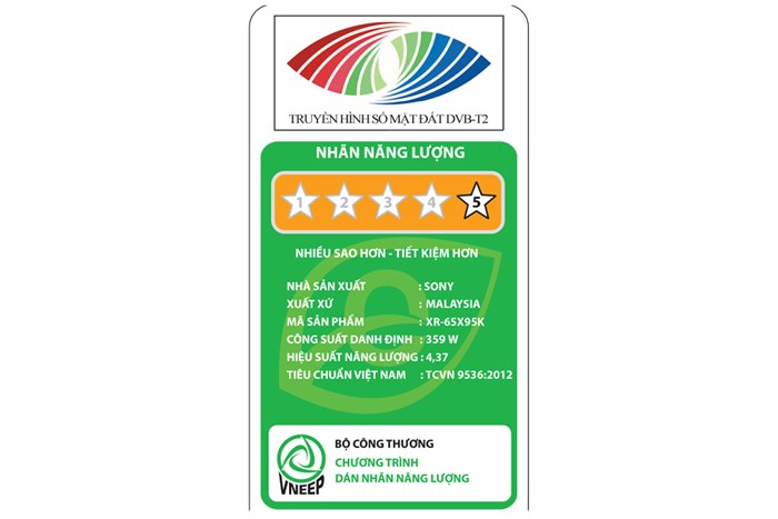 Google Tivi Mini LED Sony 4K 65 inch XR-65X95K Màu Đen