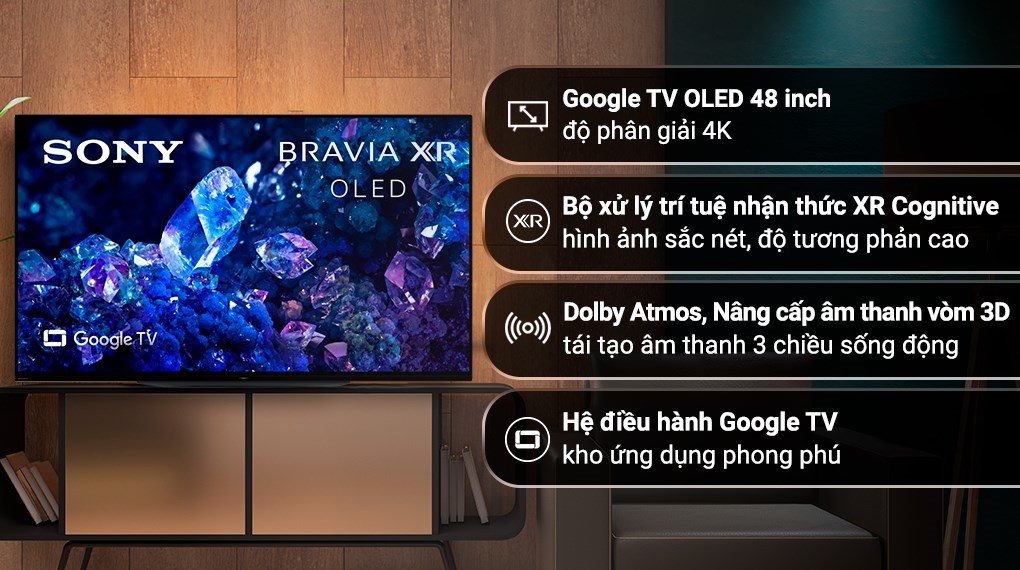 Google Tivi, OLED, Sony, 4K, 48 inch, giá tốt, trả góp: Bộ sưu tập Google Tivi, OLED, Sony, 4K, 48 inch, giá tốt, trả góp sẽ khiến bạn trầm trồ bởi nét tinh tế và đẳng cấp. Giờ đây bạn sẽ được trải nghiệm chất lượng hình ảnh và âm thanh tuyệt đỉnh trong không gian gia đình của mình.