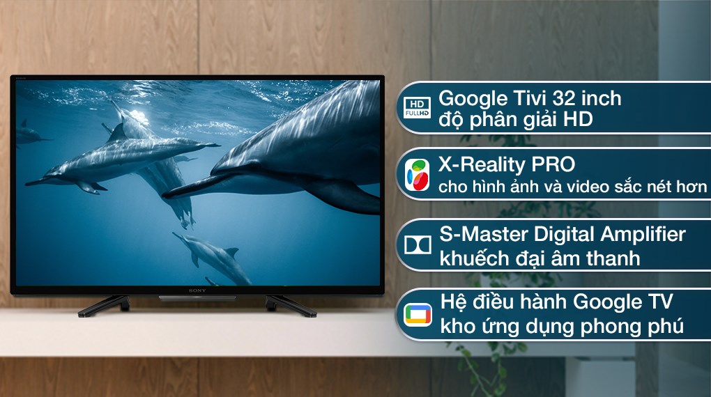 Google Tivi Sony 32 inch là một sản phẩm tuyệt vời mà bạn không thể bỏ qua. Với màn hình lớn 32 inch và chất lượng hình ảnh tuyệt đỉnh, bạn sẽ có trải nghiệm thú vị khi xem những bộ phim yêu thích của mình. Bên cạnh đó, tính năng điều khiển giọng nói và kết nối wifi giúp cho việc sử dụng trở nên dễ dàng hơn bao giờ hết.