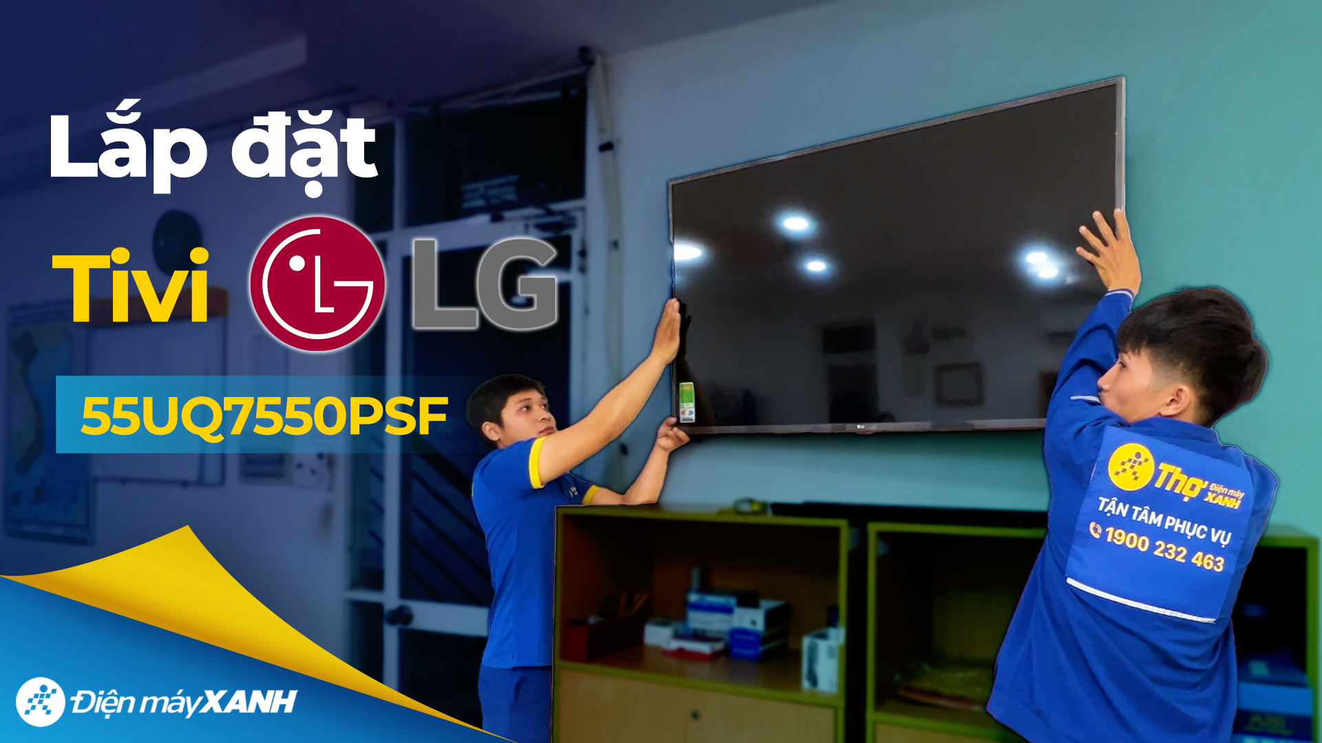 Smart Tivi LG AI 4K 55 inch 55UQ7550PSF