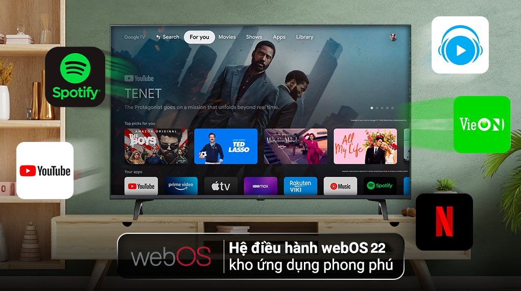 Smart Tivi LG AI 4K 55 inch 55UQ7550PSF