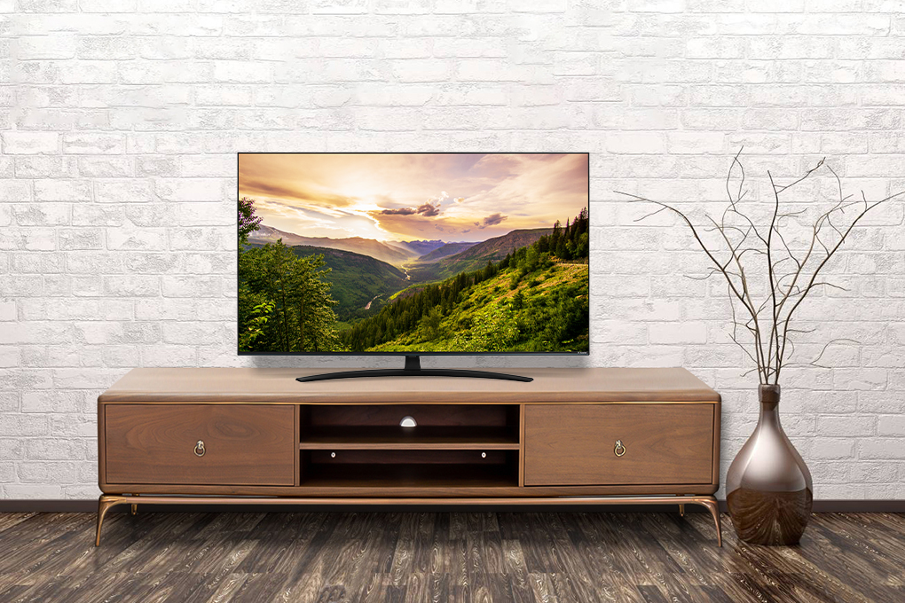 Smart Tivi NanoCell LG AI 4K 55 inch 55NANO76SQA Màu Đen