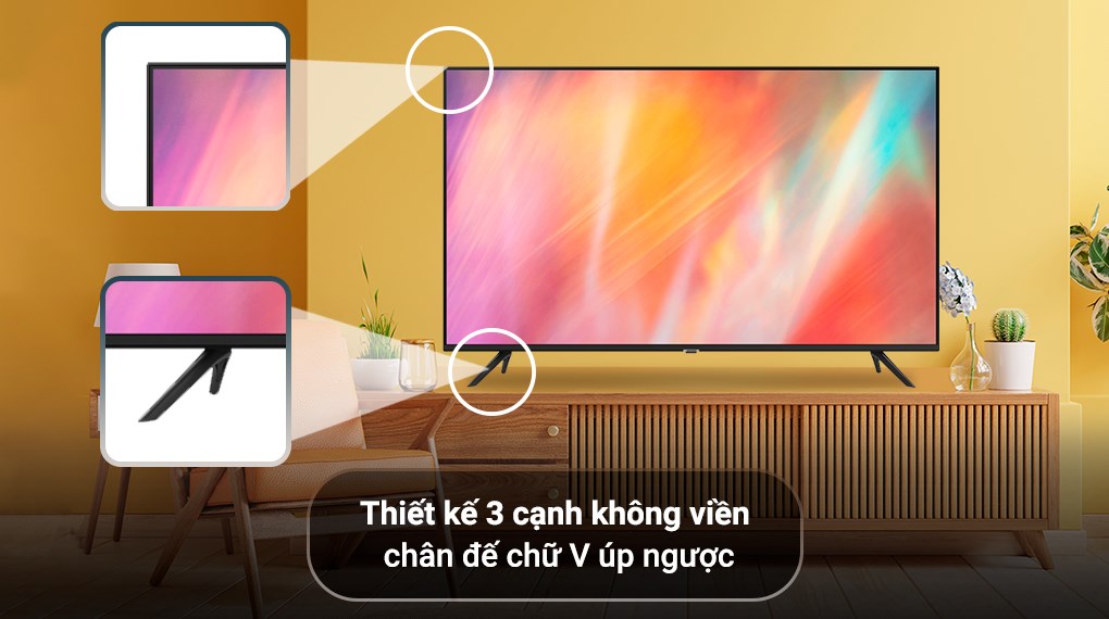 Hình ảnh Smart Tivi Samsung 4K 50 inch UA50AU7002