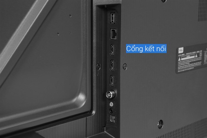 Google Tivi TCL 4K 50 inch 50P635 Màu Đen