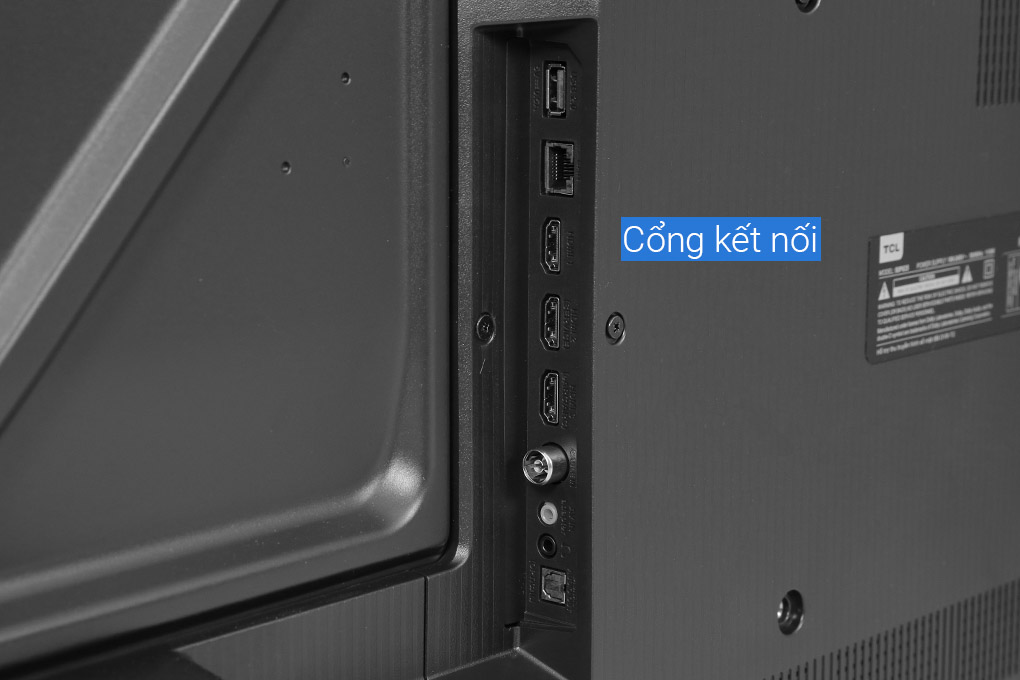 Google Tivi TCL 4K 50 inch 50P635 Màu Đen