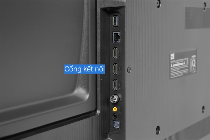 Google Tivi TCL 4K 65 inch 65P635 Màu Đen