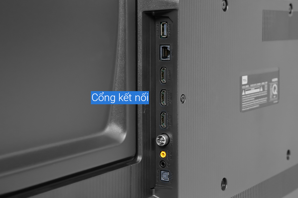 Google Tivi TCL 4K 65 inch 65P635 Màu Đen