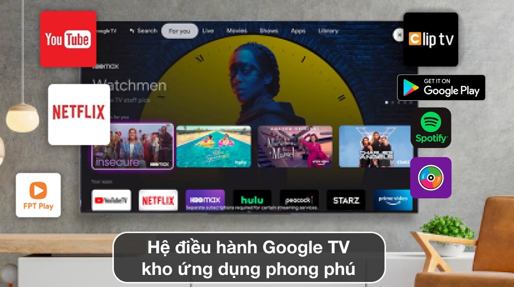 Google Tivi Mini LED TCL 4K 65 inch 65C835