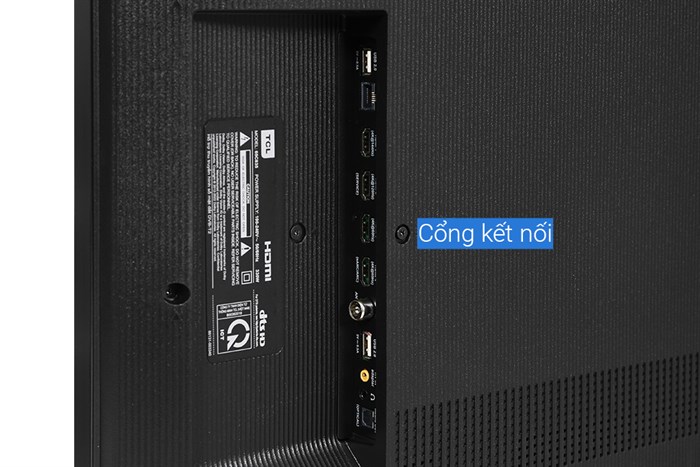 Google Tivi Mini LED TCL 4K 65 inch 65C835 Màu Đen
