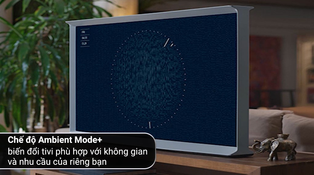 Smart Tivi Kiểu Chữ I Có Chân The Serif QLED Samsung 4K 50 inch QA50LS01BA