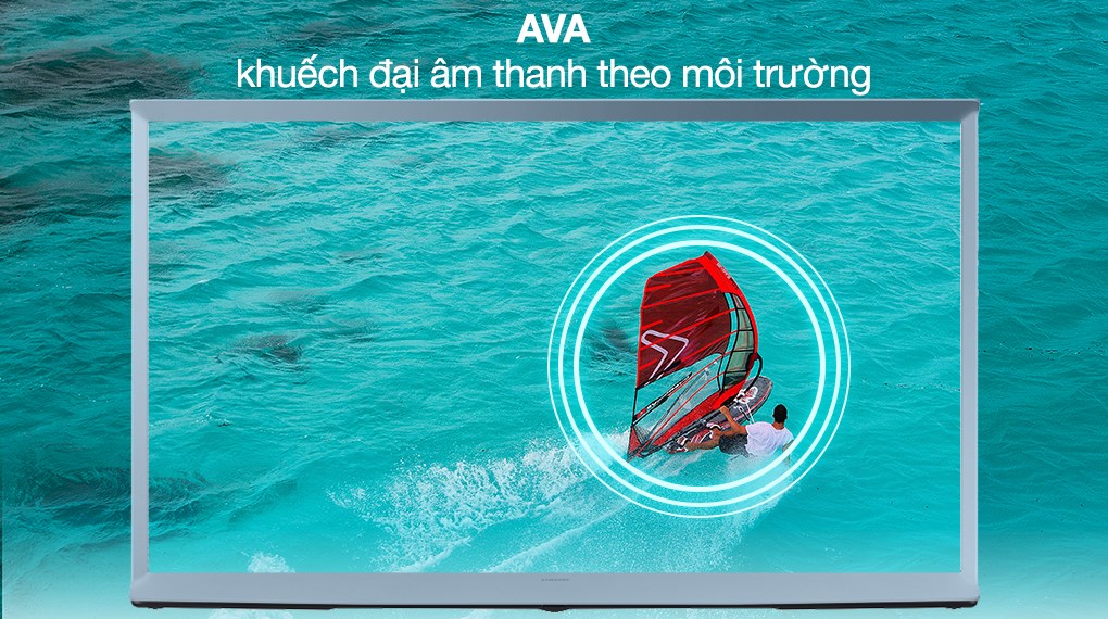 Smart Tivi Kiểu Chữ I Có Chân The Serif QLED Samsung 4K 50 inch QA50LS01BA