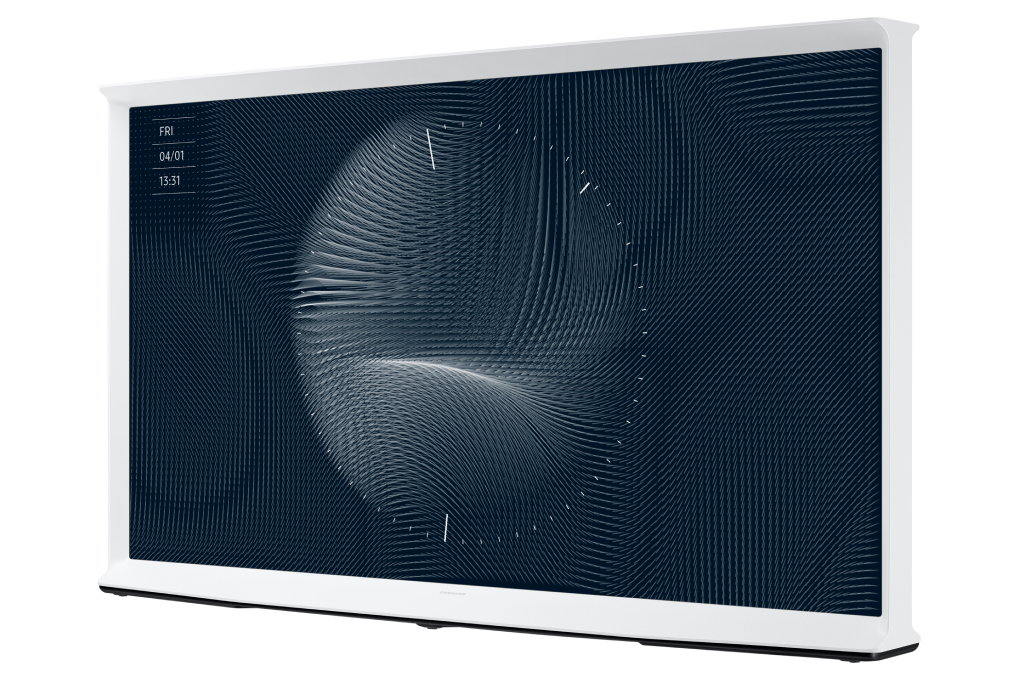 Smart Tivi Kiểu Chữ I Có Chân The Serif QLED Samsung 4K 50 inch QA50LS01BA Màu Trắng