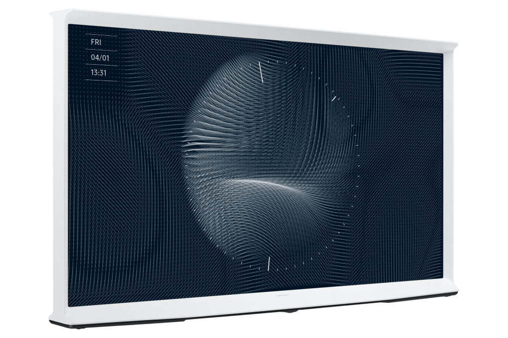 Smart Tivi Kiểu Chữ I Có Chân The Serif QLED Samsung 4K 50 inch QA50LS01BA Màu Trắng