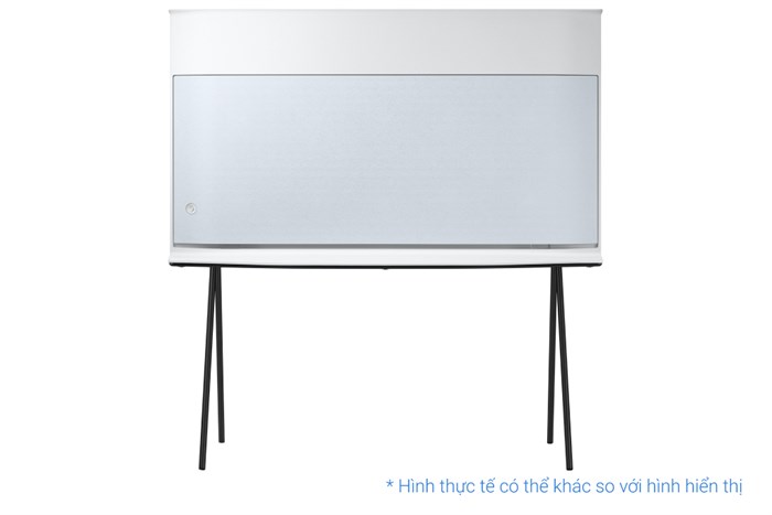 Smart Tivi Kiểu Chữ I Có Chân The Serif QLED Samsung 4K 50 inch QA50LS01BA Màu Trắng
