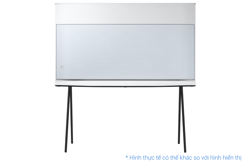 Smart Tivi Kiểu Chữ I Có Chân The Serif QLED Samsung 4K 50 inch QA50LS01BA Màu Trắng