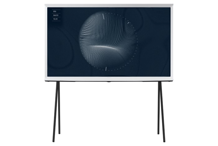 Smart Tivi Kiểu Chữ I Có Chân The Serif QLED Samsung 4K 50 inch QA50LS01BA Màu Trắng