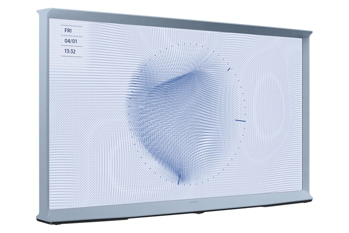 Smart Tivi Kiểu Chữ I Có Chân The Serif QLED Samsung 4K 50 inch QA50LS01BB Màu Xanh Dương