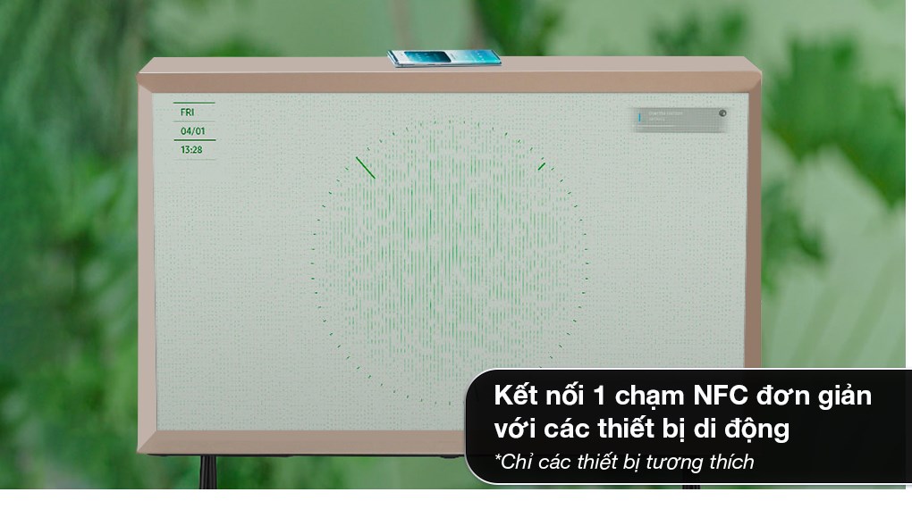 Smart Tivi Kiểu Chữ I Có Chân The Serif QLED Samsung 4K 55 inch QA55LS01BP