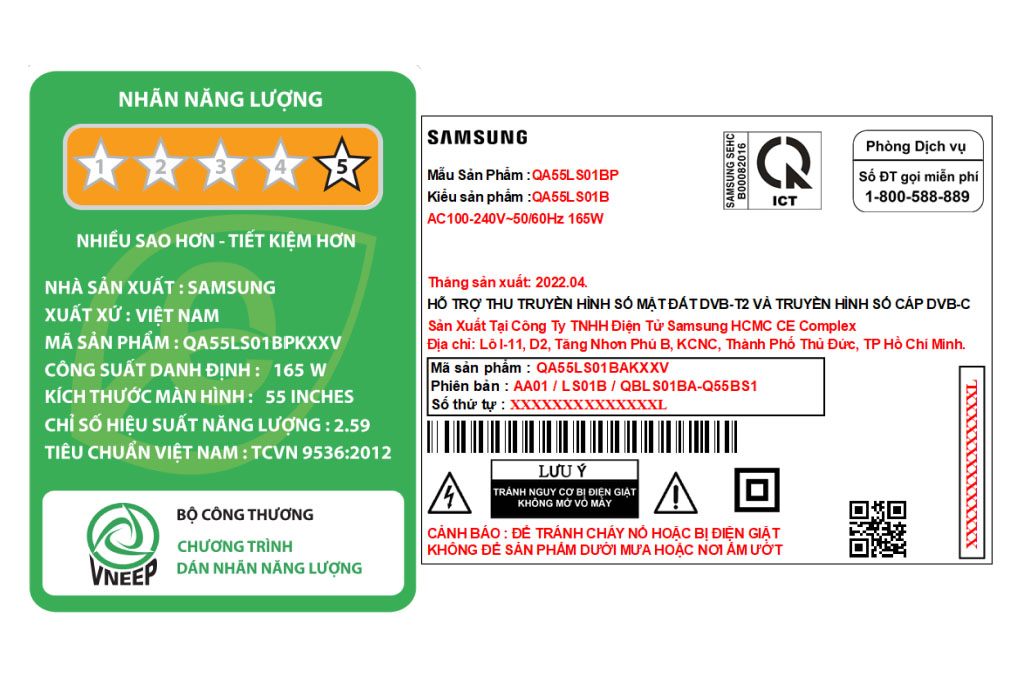 Smart Tivi Kiểu Chữ I Có Chân The Serif QLED Samsung 4K 55 inch QA55LS01BP Màu Hồng