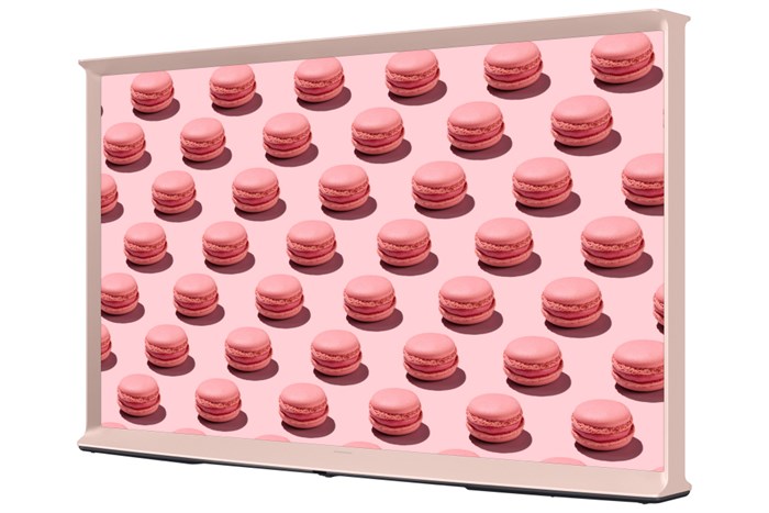 Smart Tivi Kiểu Chữ I Có Chân The Serif QLED Samsung 4K 55 inch QA55LS01BP