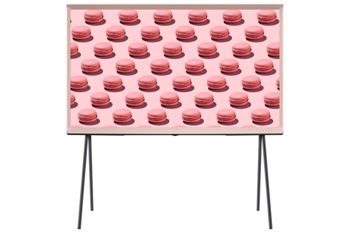 Smart Tivi Kiểu Chữ I Có Chân The Serif QLED Samsung 4K 55 inch QA55LS01BP