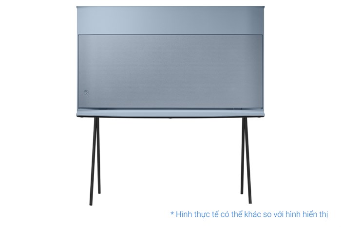 Smart Tivi Kiểu Chữ I Có Chân The Serif QLED Samsung 4K 55 inch QA55LS01BB Màu Xanh Dương