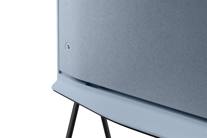 Smart Tivi Kiểu Chữ I Có Chân The Serif QLED Samsung 4K 55 inch QA55LS01BB Màu Xanh Dương