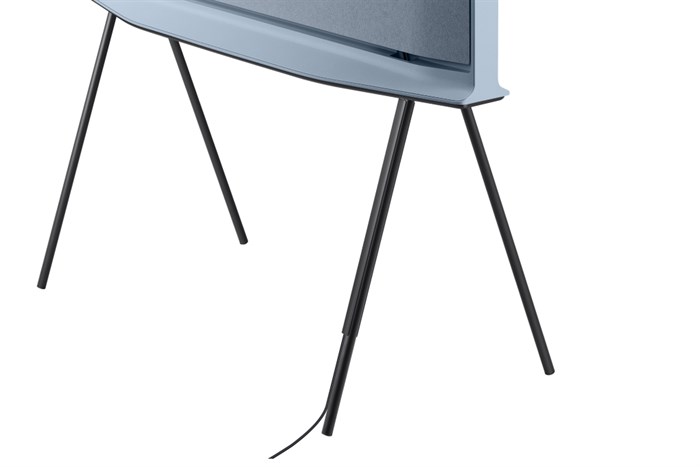 Smart Tivi Kiểu Chữ I Có Chân The Serif QLED Samsung 4K 55 inch QA55LS01BB Màu Xanh Dương