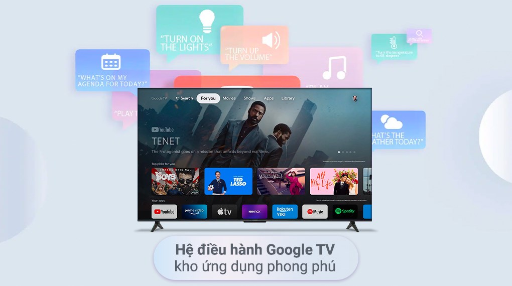 Hình ảnh Google Tivi iFFALCON 4K 55 inch 55U62