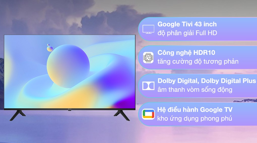 Google Tivi Casper 4K 43 inch 43UGS611