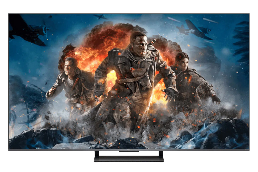 Google Tivi QLED TCL 4K 55 inch 55C735 Màu Đen