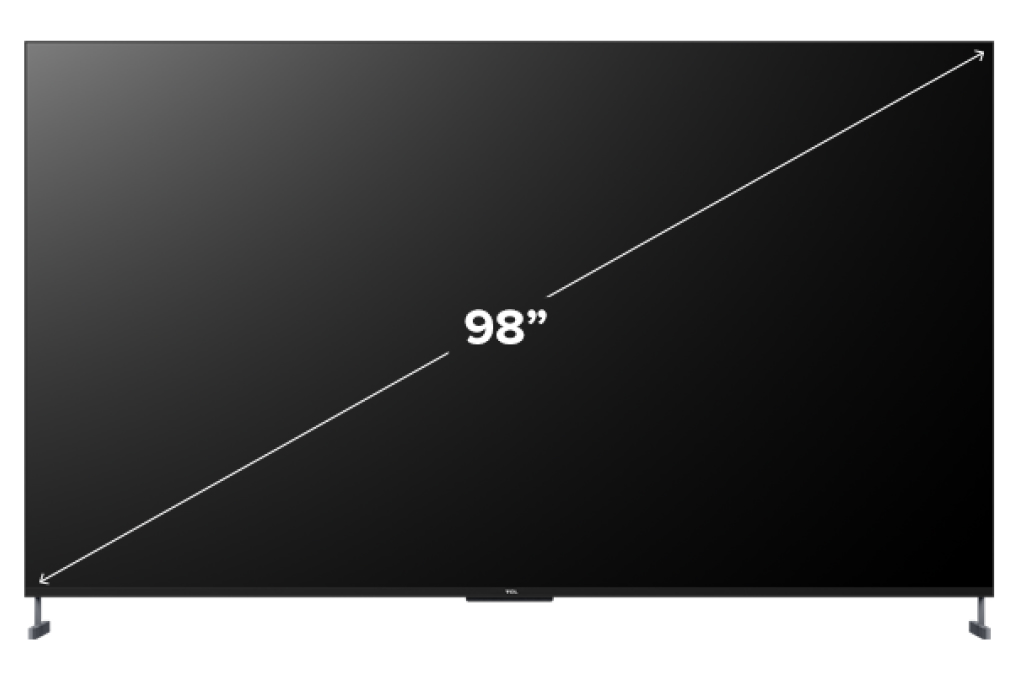 Android Tivi QLED TCL 4K 98 inch 98C735 Màu Đen