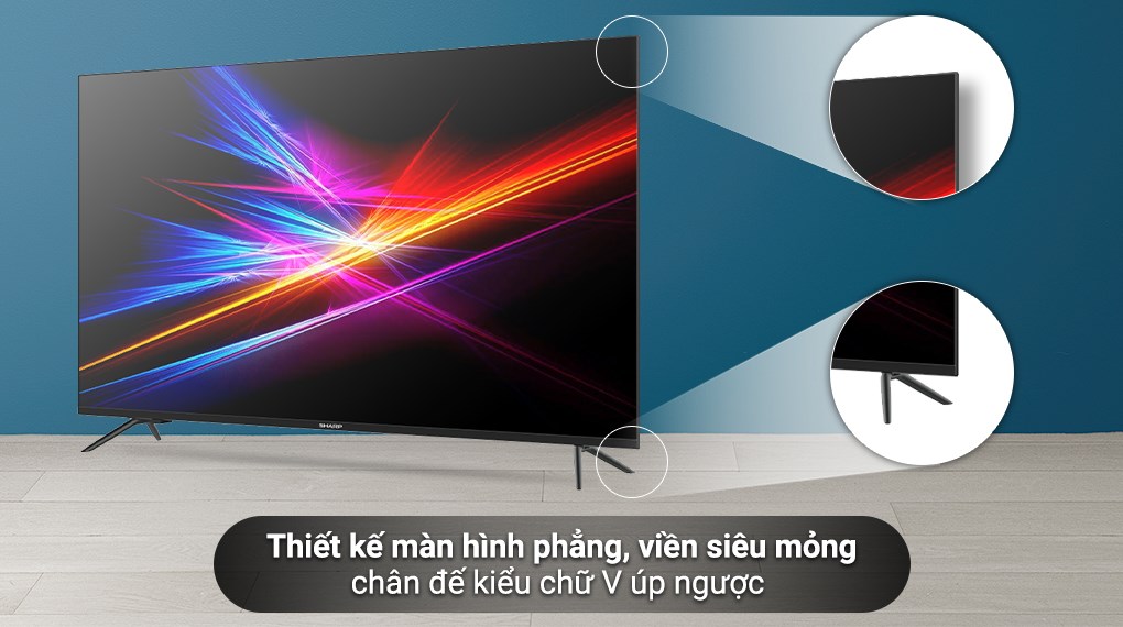 Android Tivi Sharp 4K 55 inch 4T-C55EK2X