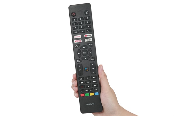 Android Tivi Sharp 4K 55 inch 4T-C55EK2X Màu Đen