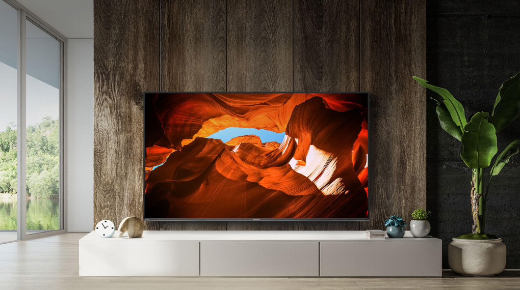 Android Tivi Sharp 4K 70 inch 4T-C70EK2X - Tổng quan thiết kế