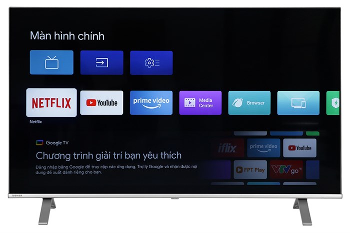 Google Tivi Toshiba AI 4K 50 inch 50C350LP Màu Đen