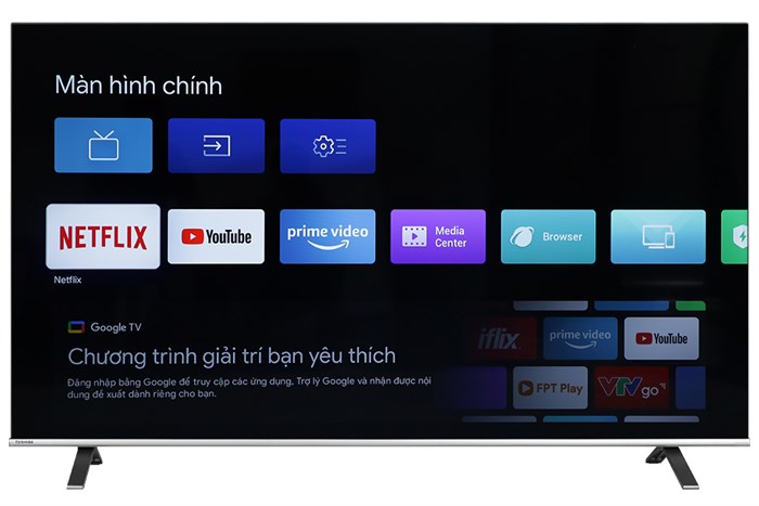 Google Tivi Toshiba 4K 65 inch 65C350LP Màu Đen