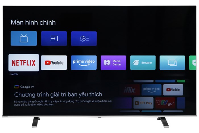 Google Tivi Toshiba 4K 75 inch 75C350LP Màu Đen