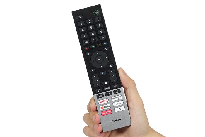 Google Tivi QLED Toshiba 4K 55 inch 55M550LP Màu Đen