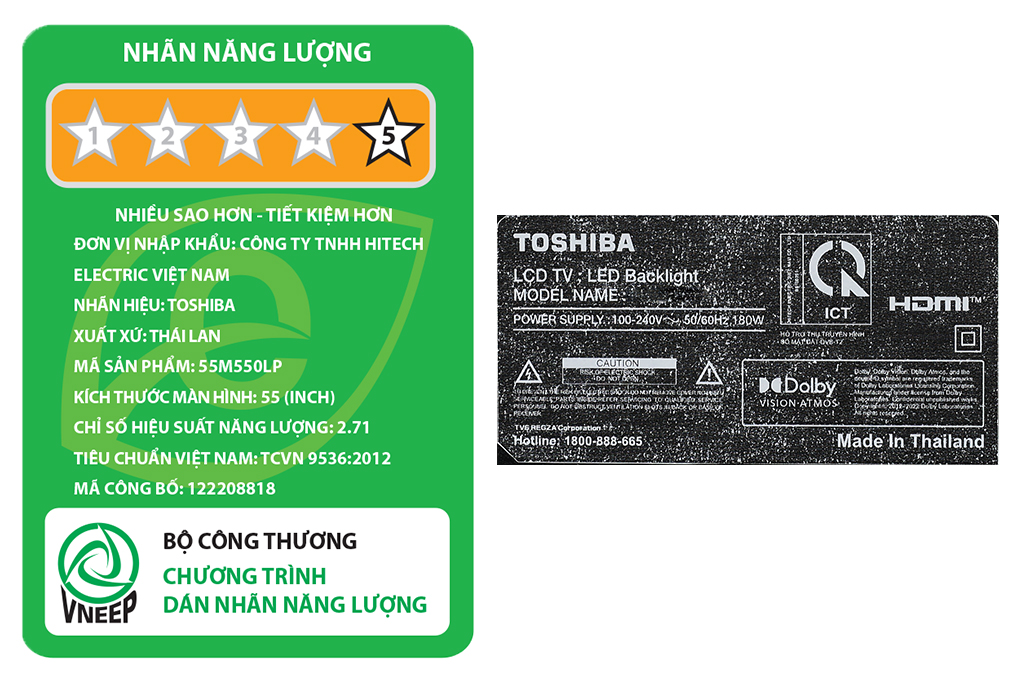 Google Tivi QLED Toshiba 4K 55 inch 55M550LP - 9