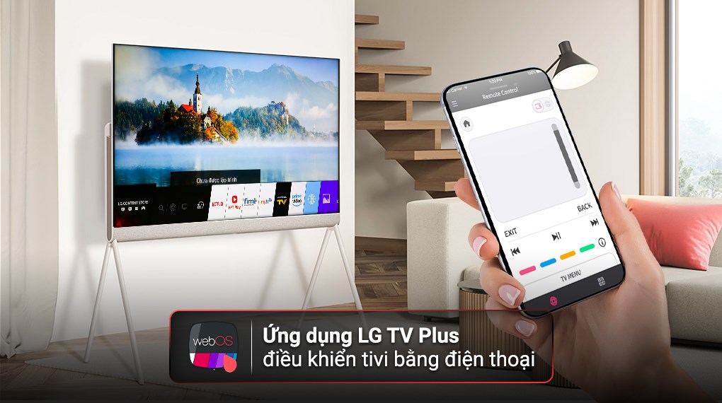 Smart Tivi OLED Evo Posé LG 4K 55 inch 55LX1QPSA