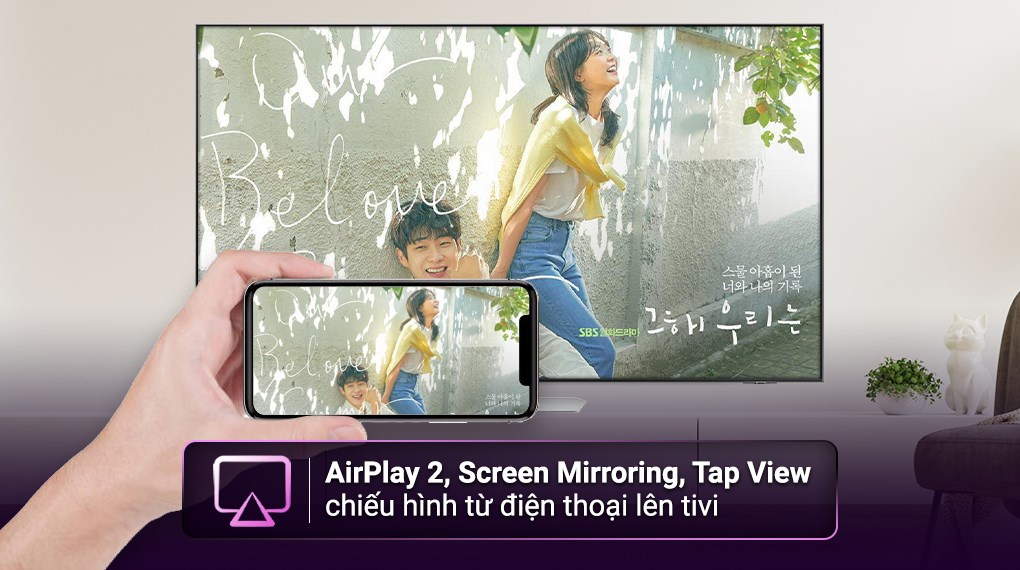 Smart Tivi Neo QLED Samsung AI 4K 65 inch QA65QN90C